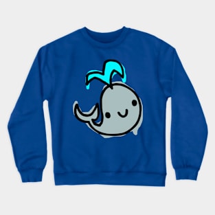 Super Happy Whale Crewneck Sweatshirt